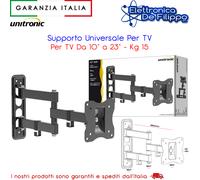 Supporto Universale Regolabile Per TV Da 10" a 23" Con 3 Snodi e 2 Bracci