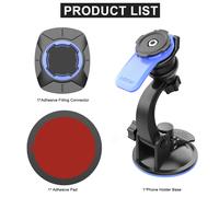 Supporto Universale Smartphone Auto Camion Ventosa Cruscotto Regolabile 360°