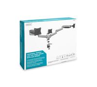 SUPPORTO UNIVERSALE TRIPLO PER LED/LCD DA SCRIVANIA CON MOLLA A GAS NEW