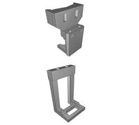 Supporto Utensile a Molla per Prusa i3 Dremel Incisore Penna Stampato 3D