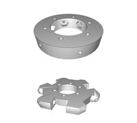 Supporto Utensile Effettore per Kossel Delta Stampante 3D Dremel Asta 20mm Kit