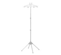 Supporto Vapore Per Vestiti, Stendino Pieghevole Per Stirare 155cm, Supporto 360° Per Stiraggio Verticale, Struttura Leggera In Lega Alluminio, Accessorio Viaggio E Casa Per Stirare Senza Tavolo