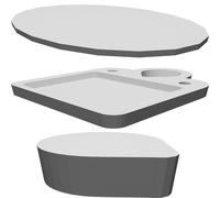 Supporto Vassoio Attrezzi per Park PS9.2 Cavalletto Bici Portautensili 3D