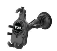 SUPPORTO VENTOSA in METALLO RAM-MOUNT RAM-B-166-PD5U per CELLULARE da 6" in poi