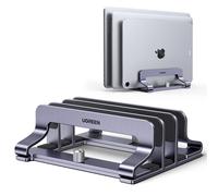 Supporto Verticale 3 Slot per Laptop Regolabile Stand PC Portabile Salvaspazio