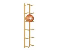 Supporto verticale a 5 ripiani per tappetino da yoga, scaffale multiuso per palestra, scuola, ufficio, soluzione organizzativa salvaspazio