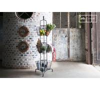 Supporto verticale con 9 cestelli metallici