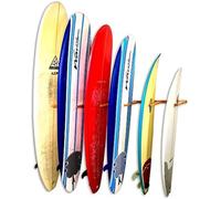 Supporto verticale da parete per tavole da surf, per 6 tavole da surf, sistema di montaggio per casa e garage