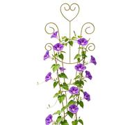 Supporto verticale Frame, Iron Climber Struttura Panel, 29.92x10.63 pollici Vine System, Metal Botanical Iron Trellis Support, Garden Style Climbing Display Element, Balcony Patio Plant Grower Use