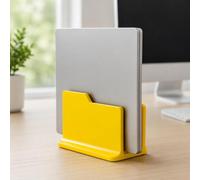 Supporto verticale per computer portatile, a forma di cartella, per | Il supporto verticale a forma di cartella può contenere laptop fino a 17 mm in posizione verticale per risparmiare spazio