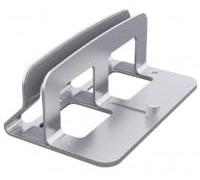 Supporto Verticale per Laptop, Salvaspazio Supporto PC Portatile Verticale in Alluminio, Regolabile Supporto Verticale PC Portatile da Scrivania, Compatibile con MacBook Pro/Air, iPad, HP, Surface