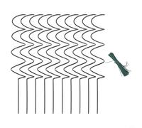 Supporto verticale per piante con paletti a spirale per pomodori, perfetto per piccoli giardini e spazi urbani (C)