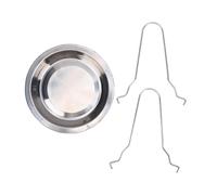 Supporto Verticale per Pollo alla Griglia, Supporto per Arrosti Pieghevole, Griglia per Barbecue Pulita in Modo Efficiente per Il Campeggio, 7x4 Pollici (Grande per Pollo arrosto)