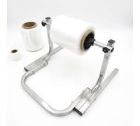 Supporto verticale per rotoli di pluriball, film estensibile e schiuma protettiva; struttura in metallo rinforzato, sostituzione rapida del rotolo; ideale per magazzini e-commerce(40cm)