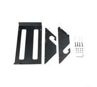 Supporto verticale per sega circolare per officine, capannoni, garage, supporto da parete con design a doppio foro, finitura nera per una facile conservazione degli attrezzi e un accesso rapido