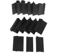 Supporto Vetrata per Falegnameria in Gomma Nero, Convesso | Platorello per Lucidare, Forme Diamond e Flared, Uso su Curve e Contorni