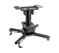 Supporto videoproiettore KIMEX Supporto da soffitto per proiettore, Altezza 25cm, Nero