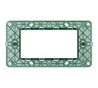 VIMAR 0R14614 Plana Supporto placche elettriche da Montare su scatole da Incasso rettangolari 4 Moduli V71304, con Viti
