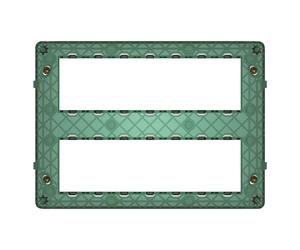 Supporto Vimar Plana 14 moduli (7+7) con viti per scatole 14620
