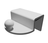Supporto Webcam per Monitor LG 22MP58VQ-P Staffa Clip Stampata in 3D