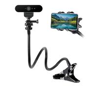 supporto webcam regolabile a collo di cigno da 25", supporto per Logitech Webcam C925e C922 C930 C920 C615 (filettatura da 1/4")