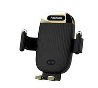 Supporto wireless per caricabatteria da auto, ricarica rapida Qi da 15 W, con sensore di bloccaggio automatico per iPhone, Samsung, Huawei, BlackBerry Wait molti modelli di smartphone (nero)