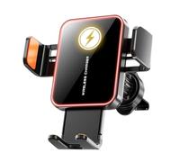 Supporto wireless per telefono, supporto di ricarica automatica per auto, supporto per navigazione, cruscotto, clip per bocchetta di ventilazione, SUV, berlina, camper, dispositivo da viaggio sicuro |