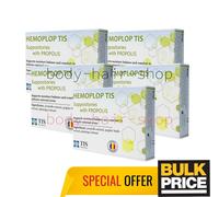 Supposte di propoli a base di erbe supporto benessere naturale Hemolop 5 Box ...