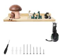 SUPPUIMNT Scaffale magnetico, portaspezie magnetico, in legno, con strisce di metallo, per risparmiare spazio, organizer con angoli arrotondati, organizer magnetico per organizzazione della cucina
