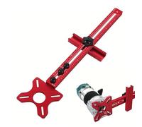Suppy Scratch Groove Support - 4 in 1 Top Insertion | Top regolabile, in alluminio per falegnameria, strumento ideale per creare grooves netti