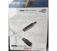 Supra Cables Cavo USB 2.0 A/B, 1 m