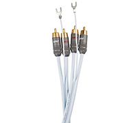 1m Analogico Phonokabel supra Cables Audio 2RCA-SC per MM E Mc-Tonabnehmern