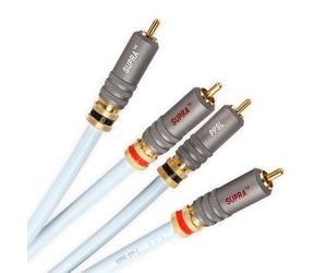 SUPRA EFF-ISL AUDIO 2M COPPIA CAVI RCA PPSL NUOVI GARANZIA UFFICIALE