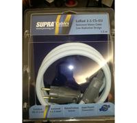 Supra LoRad 2.5 mkII terminato IEC e SCHUKO cavo di alimentazione di qualità