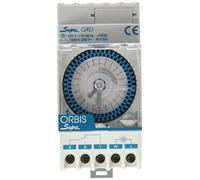 SUPRA QRD 230 V. INTERRUPTOR HORARIO ANALOGICO 2,5 MOD.CON RESERVA >150 H MANIOBRA 15 MN.16(4) A