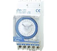 SUPRA QRD 230 V. INTERRUPTOR HORARIO ANALOGICO 2,5 MOD.CON RESERVA >150 H MANIOBRA 15 MN.16(4) A