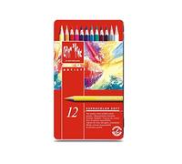 CARAN D'ACHE SUPRACOLOR PASTELLI ACQUARELLABILI SCATOLA IN METALLO COLORI ASSORT