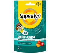 Supradyn Linea Vitamine e Minerali Difese Junior Integratore 25 Caramelle Gommos