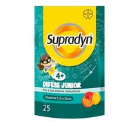 Supradyn Difese Junior, Multivitaminico Immunitarie Bambini, 25 Gommose