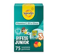 Supradyn Difese Junior, Multivitaminico Immunitarie Bambini, 75 Gommose