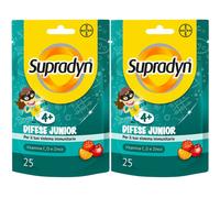 Supradyn Difese Junior per Bambini Caramelle Gommose 2x41,25 g Caramel
