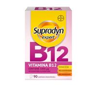 Supradyn Expert Vitamina B12 - 1000 µg Metilcobalamina Pura - 90 Compresse Sublinguali - Integratore B12 Sublinguale per Energia, Memoria, Stanchezza, Sistema Nervoso, Globuli Rossi - Vegano