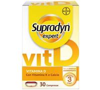Supradyn Expert Vitamina D3 1000ui, Con Vitamina K e Calcio ad Assorbimento Graduale 30 Compresse