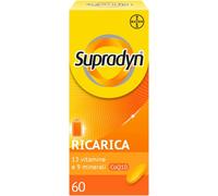 Supradyn Integratore Alimentare Vitamina A B C D3 Multivitaminico 60 Compresse
