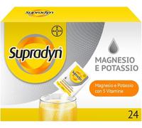 Supradyn Magnesio e Potassio Integratore Multivitaminico con 5 vitamine, 24 pz