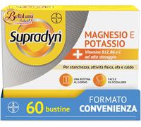 Supradyn Magnesio E Potassio, Integratore Stanchezza, Sali Minerali, 60 Bst