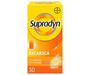 Supradyn Ricarica Integratore Multivitaminico Completo Minerali 30 Compresse Effervescenti
