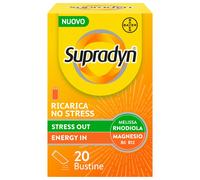Supradyn Ricarica No Stress Multivitaminico Adulti Antistress 20 Bustine
