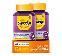 Supradyn Ricarica Notturna 120 Caramelle Gommose - Integratore Per Il Sonno Gusto Mirtillo