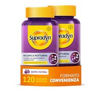 Supradyn Ricarica Notturna, Melatonina per dormire, 120 Caramelle Gommose